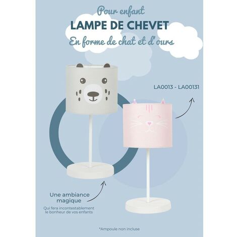 Lampe de chevet Ours Acrylique | Lampe de table | KAZABEAR CCT