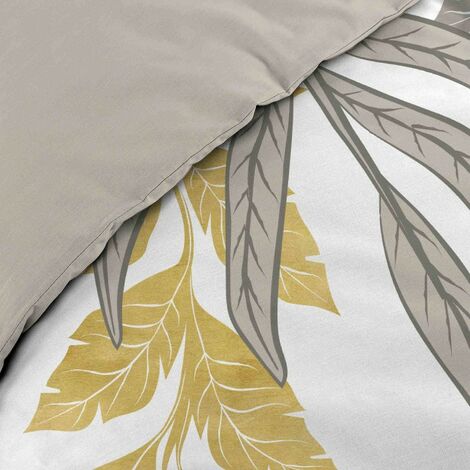 Housse de couette 240 x 220 cm coton 42 fils + 2 taies Cassidy