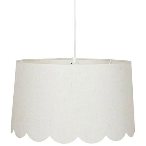 Suspension cylindrique tissu Mathilde D40 (1/4)