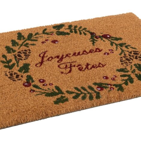 Paillasson Coco 40x60 cm Joyeuses fêtes