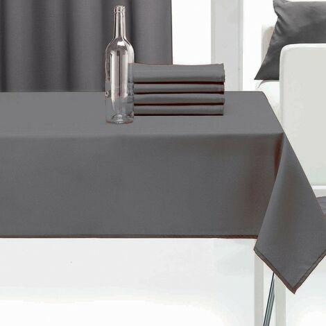 Sous-Nappe En PVC Gris Teknigomme - Format 140 X 150 Cm - Rectangulaire - Neuf