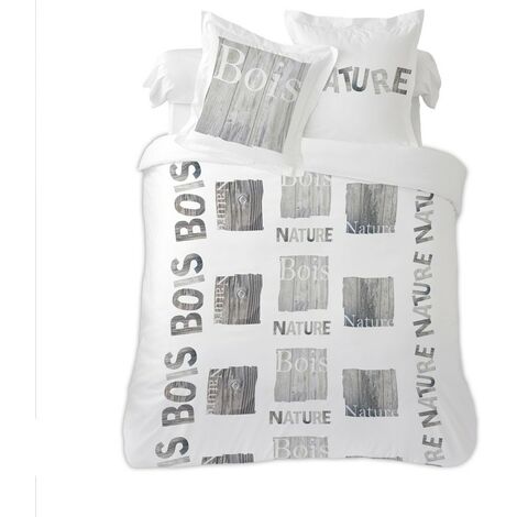 Housse de couette 260x240 Forest + 2 taies coton 57 fils (1/3)