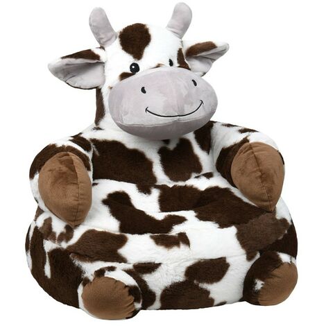 Pouf enfant Lise marron (1/3)