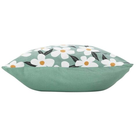 Housse de coussin 40x40 cm Darcy sauge coton