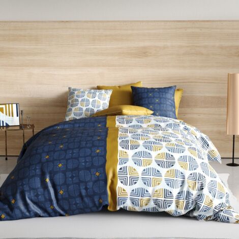 Housse de couette 240x220 Sirius + 2 taies coton 57 fils (1/3)