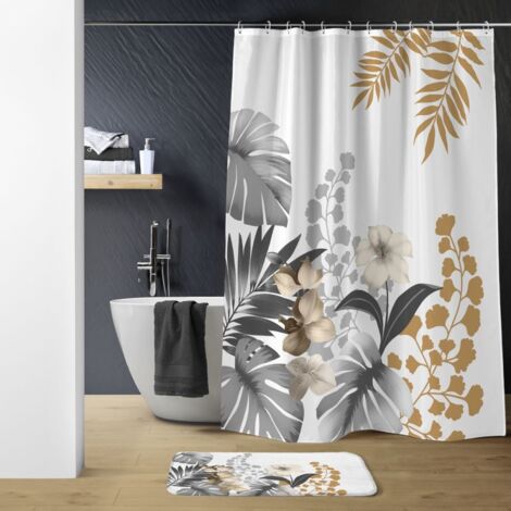 Tenda Doccia Signore Degli Anelli - Mappa Della Terra Di Mezzo 180x200cm - Tema Elfico Beige Con Occhielli E Magneti - Ideale Anche Come Tappezzeria Murale - 3