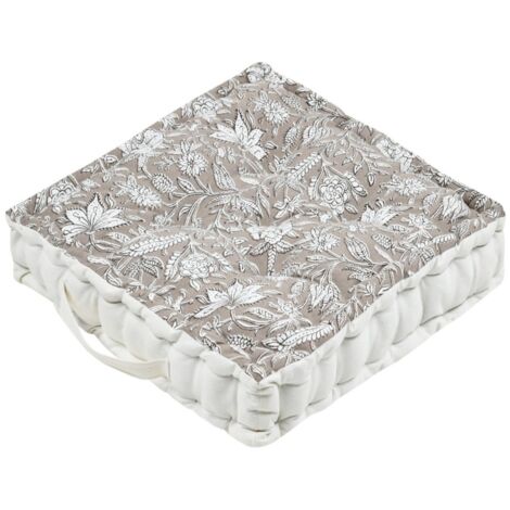 Coussin de sol 45x45x10 cm BIBURY 100% coton