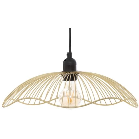 Suspension métal filaire Galt doré D34 (1/5)