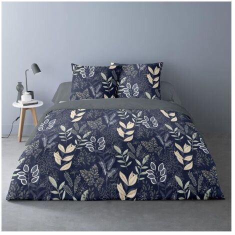 Housse de couette 260x240 GAIA + 2 taies matière Polaire