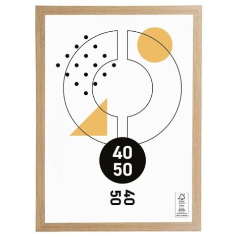 Cadre photo Mdf bois naturel 40x50cm