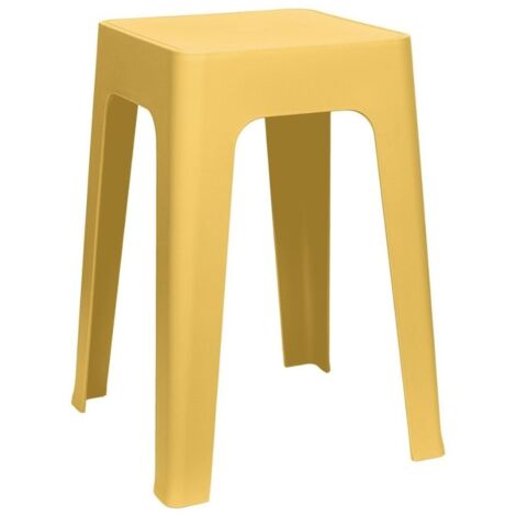 Tabouret empilable coloris jaune