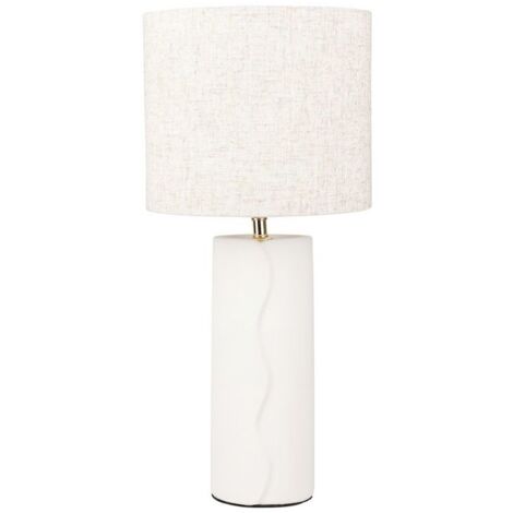 Lampe céramique blanche (1/5)