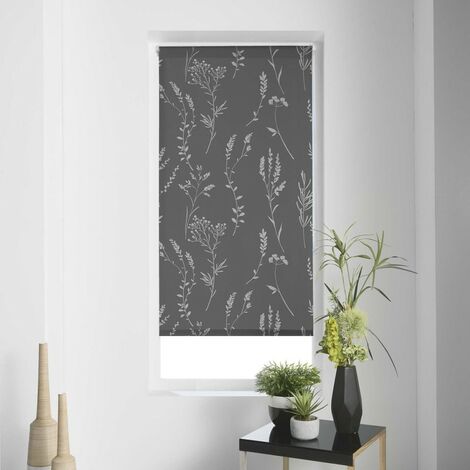 Douceur D'Intérieur – Store enrouleur tamisant 60x90 cm – Tissu 100% polyester – Système de clipsage sans perçage – Pour fenêtres PVC, bois, aluminium (1/4)