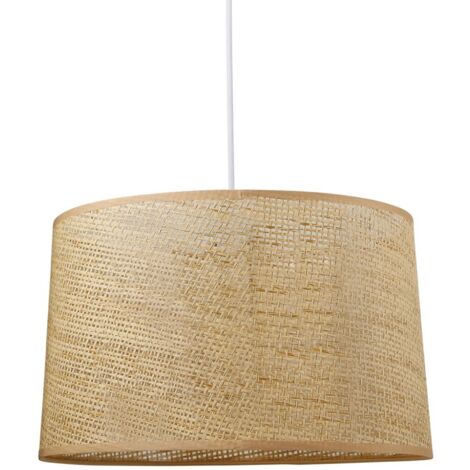 Suspension ronde diamètre 35cm coloris beige (1/4)