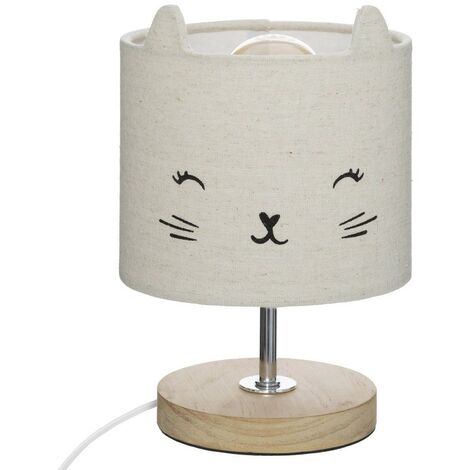 Lampe abat-jour chat (1/4)