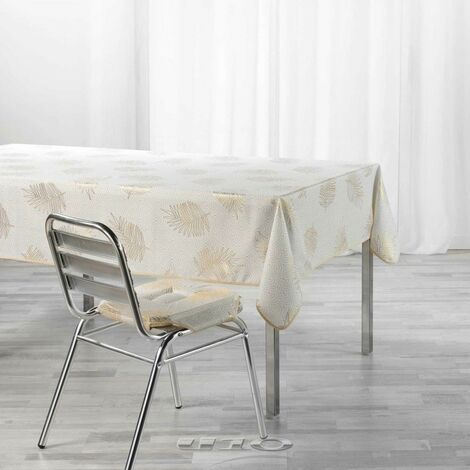 Nappe antitache rectangulaire 145x240 cm Sunny Gold (1/2)