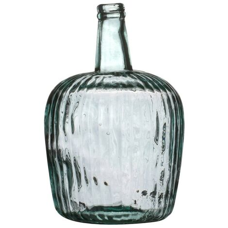 Vase dame Jeanne verre recyclé 8L D24