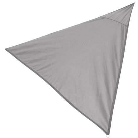 Voile d'ombrage 3.6x3.6x3.6 m gris (1/2)