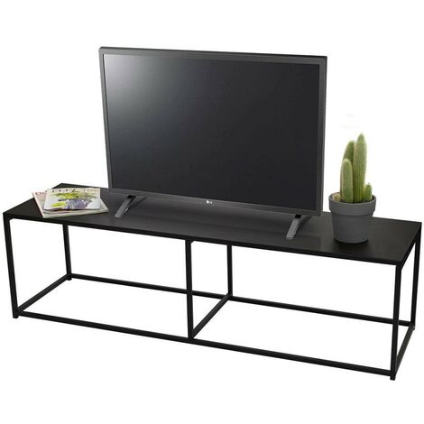 Meuble TV métal noir Madison (1/3)