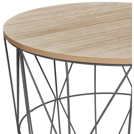 Table à café métal Kumi noir