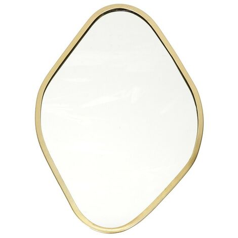 The Home Deco Factory – Miroir sur pied doré losange 34x25cm – Métal et verre – Décoration chic pour intérieur moderne (1/5)