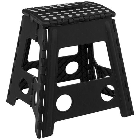 Marche pied pliable 39 cm noir (1/4)