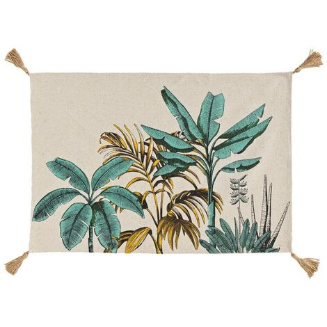 Tapis pompons 60x90 cm Balinesia polycoton (1/3)