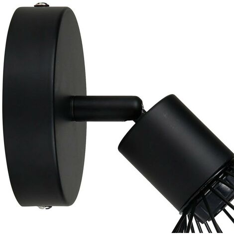 Applique spot orientable Capeline noir