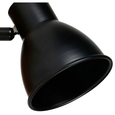 Applique Spot Orientable Atelier - Noir Et Beige, Douille GU10 - Éclairage Moderne Intérieur
