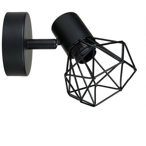 Applique spot orientable Diamont noir