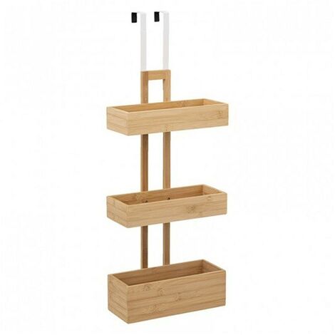 Étagère de porte 3 niveaux bambou (1/3)