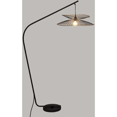Lampadaire arc Alara noir H177