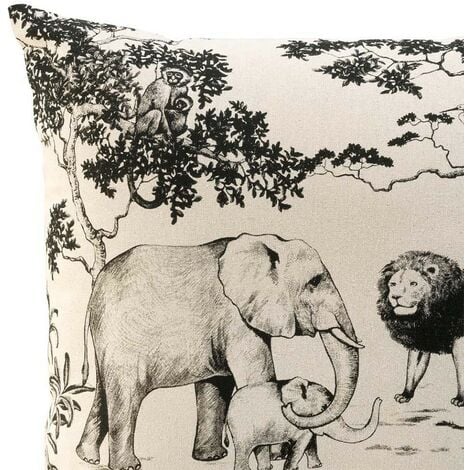 Housse de coussin 40x40 cm Zambie coton