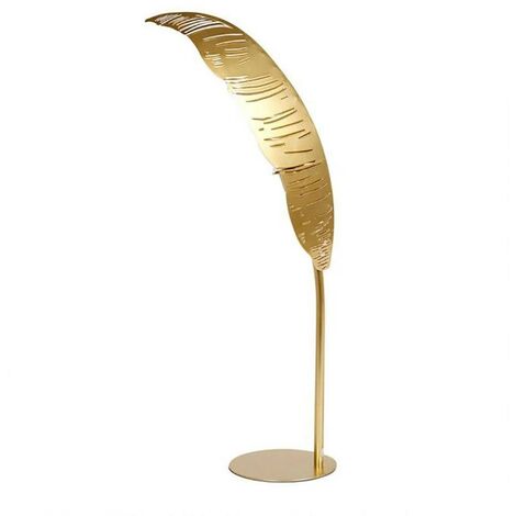 Lampe à poser métal Phoenix 64cm – Douille E14 – Puissance 25W – Longueur cordon 200cm – Style doré moderne – Ostaria