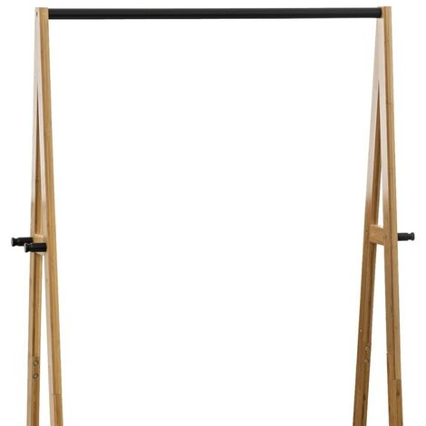 Portant à vêtements simple bambou