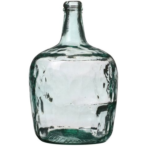 Vase dame Jeanne 8L verre recyclé D21 H36.5