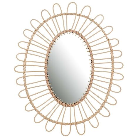 Miroir Dalia bambou 52x60 cm (1/3)