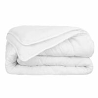 Couette blanche chaude anti-moustiques anti-punaises de lit 140x200 cm