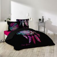 Housse de couette 240x260 Porte Bonheur 100% coton