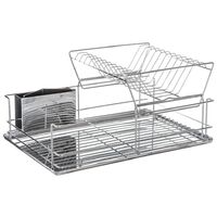 Égouttoir à vaisselle 2 niveaux inox