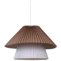 Suspension double tissu Aurélia beige blanc D52