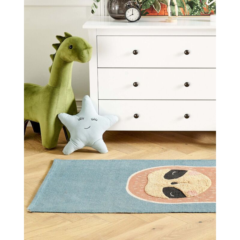 Tapis De Maison - Tapis Chambre Enfant 80x150 Cm Polyester Jeu Marin
