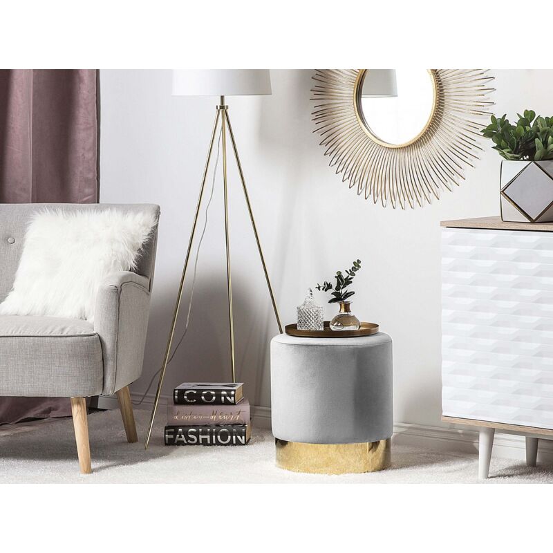 Pouf Coffre de Rangement en Velours Vert Foncé et Structure en Acier Doré Idéal pour Chambre ou Salon au Design Glamour Tendance Beliani : Beliani Pouf Coffre de Rangement en Velours Vert Foncé et Structure en Acier Doré Idéal pour Chambre ou Salon au Design Glamour Tendance Beliani : Beliani
