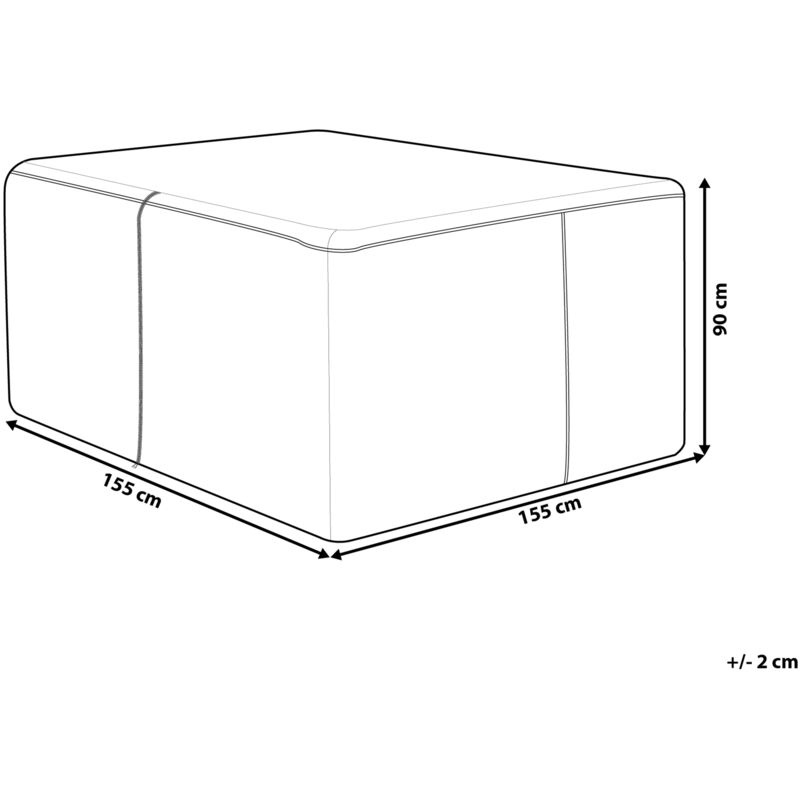 Bâche de protection pour Meuble de Jardin Renforcé en PVC 200x185x75 cm  Chuva