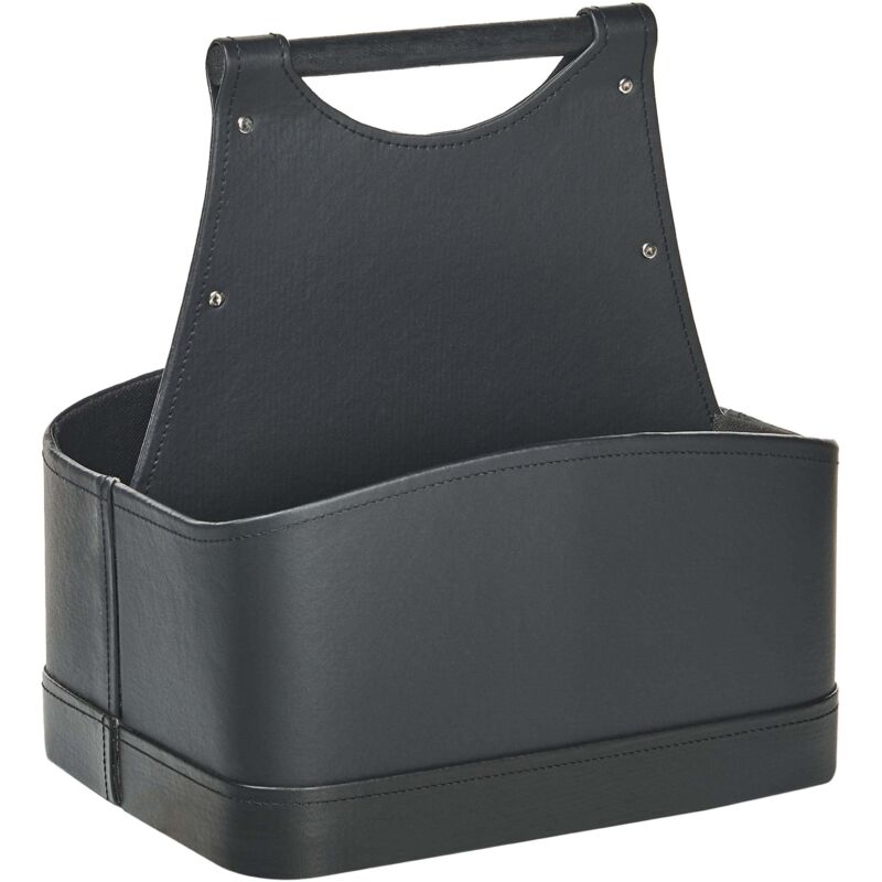 Lot de 2 Paniers de Rangement Marron Doré en Cuir PU Fait Main avec Poignées Boîte d'Etagère Style Design Rétro Lot de 2 Paniers de Rangement Marron Doré en Cuir PU Fait Main avec Poignées Boîte d'Etagère Style Design Rétro