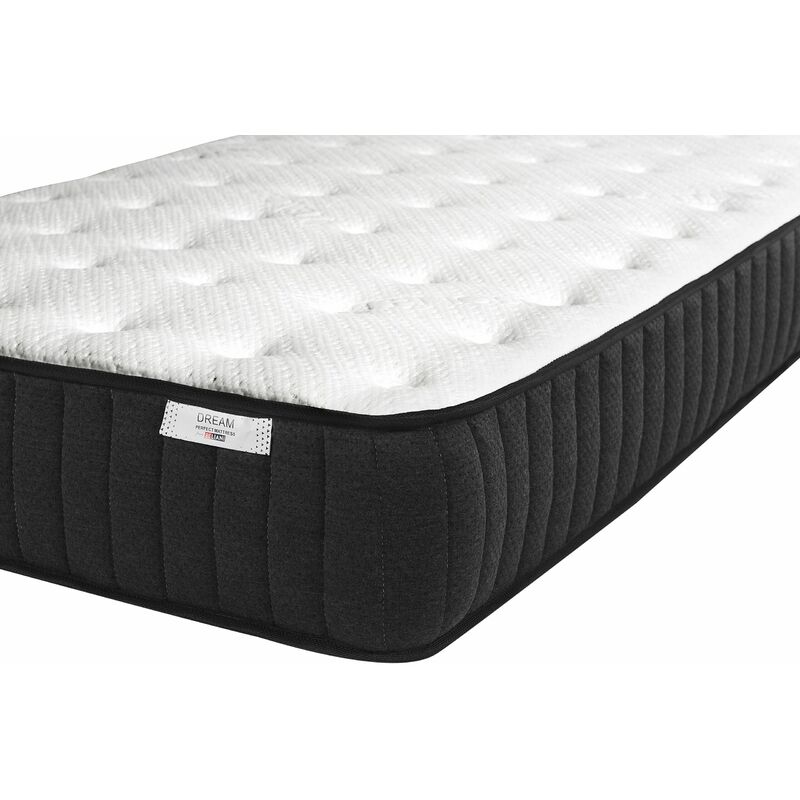 Matelas pas cher Giant - Matelas simple - Poche 7 zones en mousse froide -  90x200 - 20cm