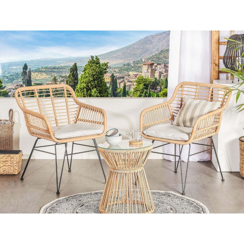 Coussin Rond D’extérieur Imperméable Pour Jardin