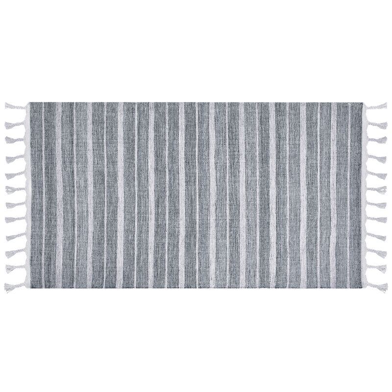 Grand paillasson gris étoile Tapis extra large Country Home Star