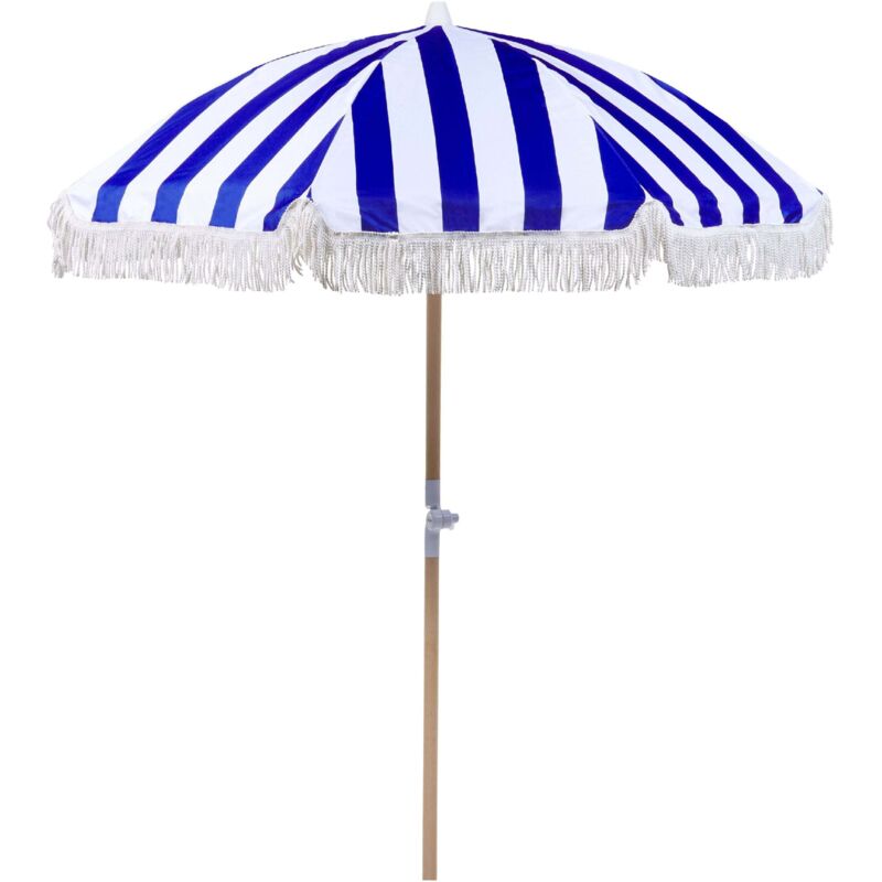 Atyhao Parasol de jardin avec mât en bois anthracite 400x273 cm 12367 Atyhao Parasol de jardin avec mât en bois anthracite 400x273 cm 12367