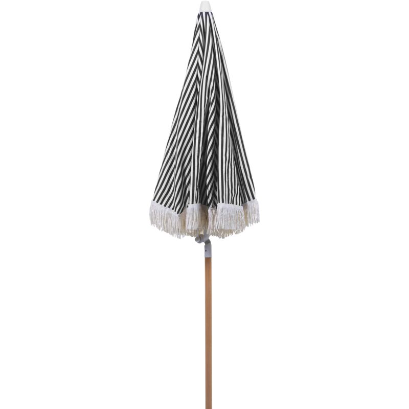 Maison Exclusive - Parasol De Jardin En Porte-à-faux Avec Mât En Bois Bleu Azure 88080550